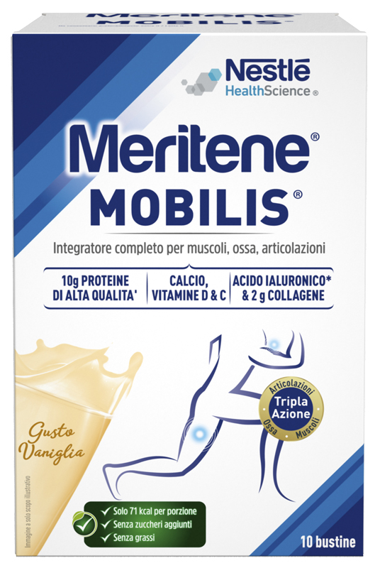 MERITENE MOBILIS GUSTO VANIGLIA 10 BUSTINE DA 21 G - farmacia187.it