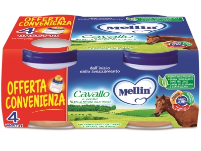 MELLIN OMOGENEIZZATO CAVALLO 4 X 80 G - farmacia187.it