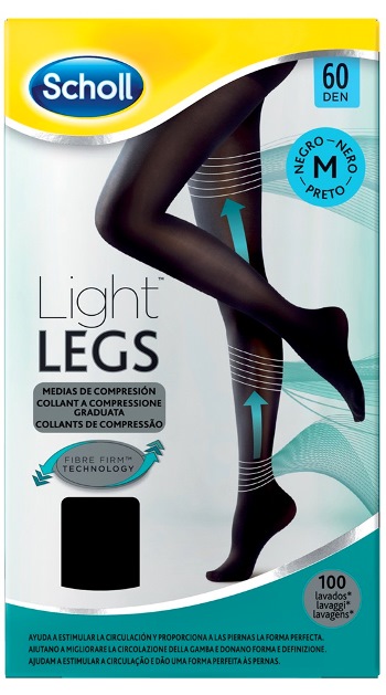 SCHOLL LIGHTLEGS 60 DENARI TAGLIA M COLORE NERO 1 PAIO - farmacia187.it