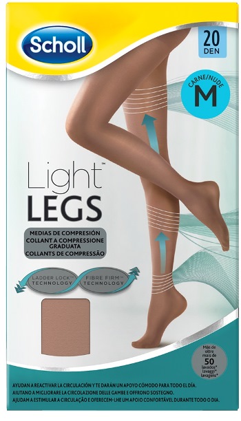 SCHOLL LIGHTLEGS 20 DENARI TAGLIA M COLORE NUDE 1 PAIO - farmacia187.it