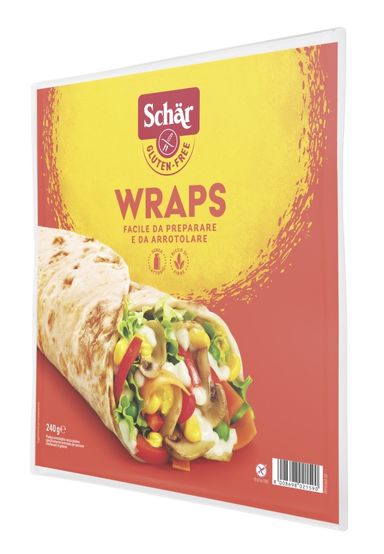 SCHAR WRAPS PIADINA ARROTOLABILE SENZA LATTOSIO 240 G - farmacia187.it