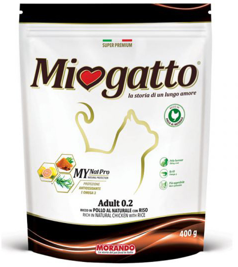 MIOGATTO STERILIZZATO POLLO NATURALE 400 G - farmacia187.it