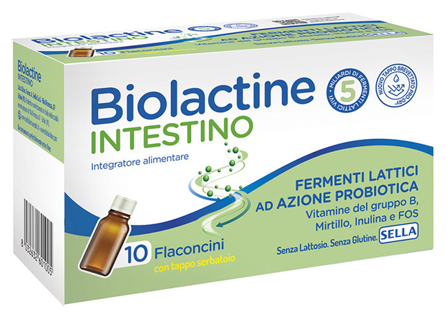 BIOLACTINE INTESTINO 5MLD 10 FLACONCINI 9 ML - farmacia187.it