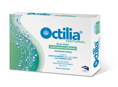 OCTILIA NATURAL OCCHI STANCHI E AFFATICATI 10 FLACONCINI 0,5 ML - farmacia187.it