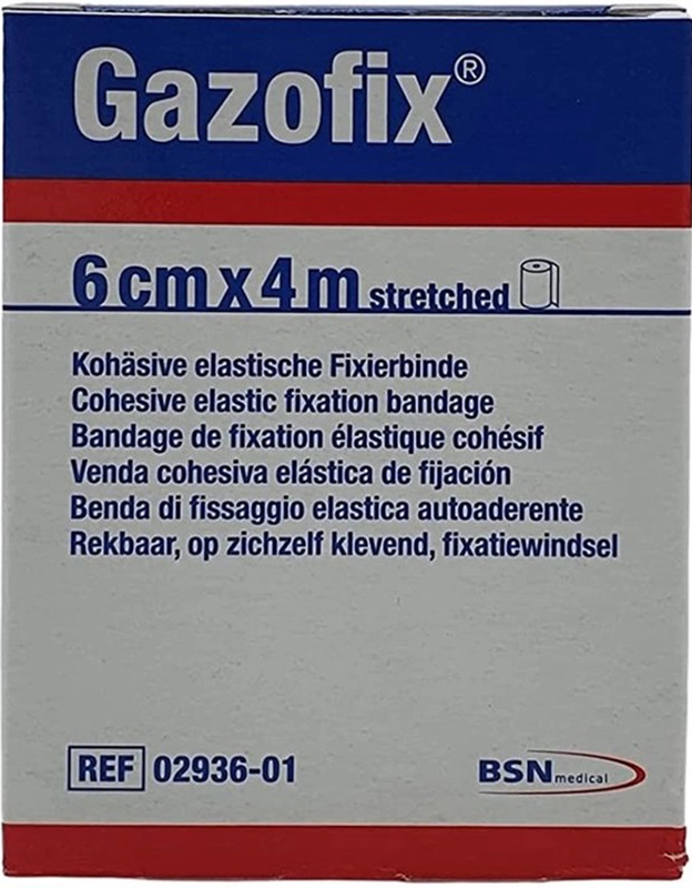 BENDA ELASTICA AUTOADESIVA GAZOFIX 6X400 CM - farmacia187.it
