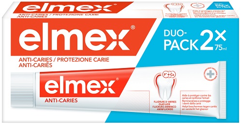 ELMEX PROTEZIONE CARIE 2 X 75 ML - farmacia187.it