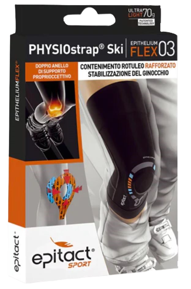 GINOCCHIERA EPITACT SPORT PHYSIOSTRAP SKI XL - farmacia187.it