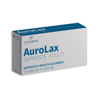 SUPPOSTE AUROLAX GLICEROLO 2500 MG 18 SUPPOSTE - farmacia187.it