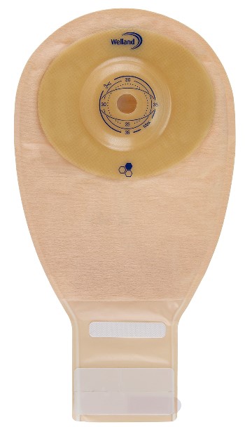 SACCA PER ILEOSTOMIA TRASPARENTE RITAGLIABILE WELLAND AURUM PROFILE ILEO MIDI DIAMETRO 13-48 MM INIZIO CONVESSITA' 48 MM 10 PEZZI - farmacia187.it