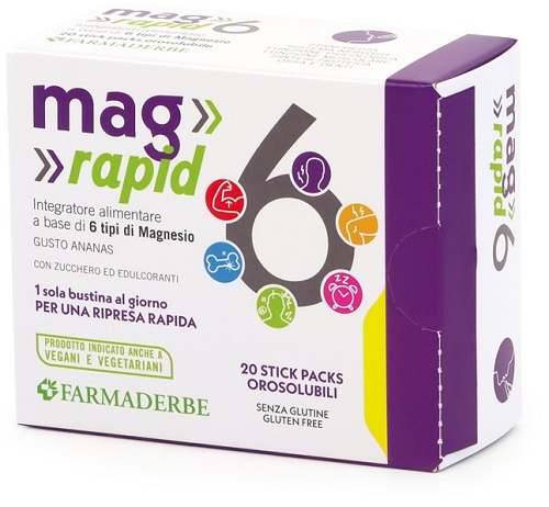 MAG 6 RAPID 20 STICK DA 1,5 G - farmacia187.it
