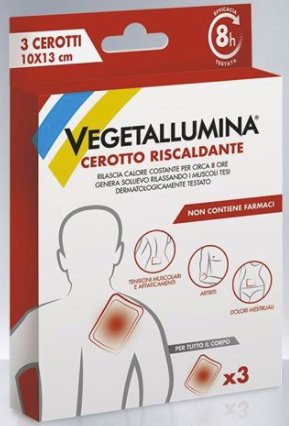 VEGETALLUMINA CEROTTO RISCALDANTE 3 PEZZI - farmacia187.it