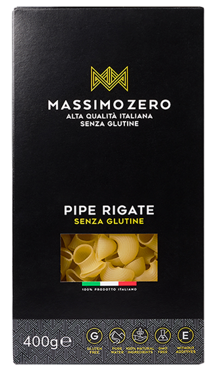 MASSIMO ZERO PIPE RIGATE 400 G - farmacia187.it