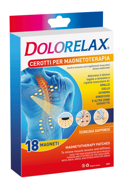 DOLORELAX CEROTTO MAGNETOTERAPIA 18 PEZZI - farmacia187.it