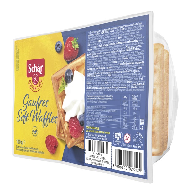 SCHAR GAUFRE SOFT WAFFLES 100 G - farmacia187.it