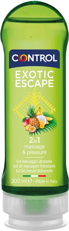CONTROL GEL PER MASSAGGI EXOTIC ESCAPE 200 ML - farmacia187.it
