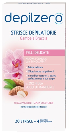 DEPILZERO STRISCE GAMBE BRACCIA 20 PEZZI - farmacia187.it
