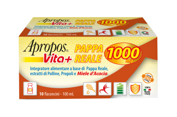 APROPOS VITA+ PAPPA REALE 1000MG 10 FLACONCINI DA 10 ML - farmacia187.it