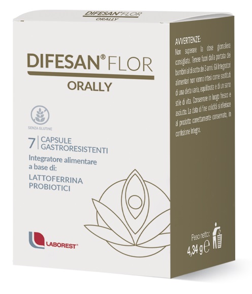 DIFESAN FLOR ORALLY 7 CAPSULE - farmacia187.it