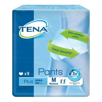 PANNOLONE PULL-UP TENA PANTS PLUS TAGLIA MEDIUM 9 PEZZI - farmacia187.it