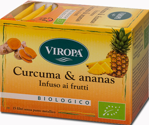 VIROPA CURCUMA & ANANAS INFUSO BIOLOGICO 15 BUSTINE 2,5 G - farmacia187.it