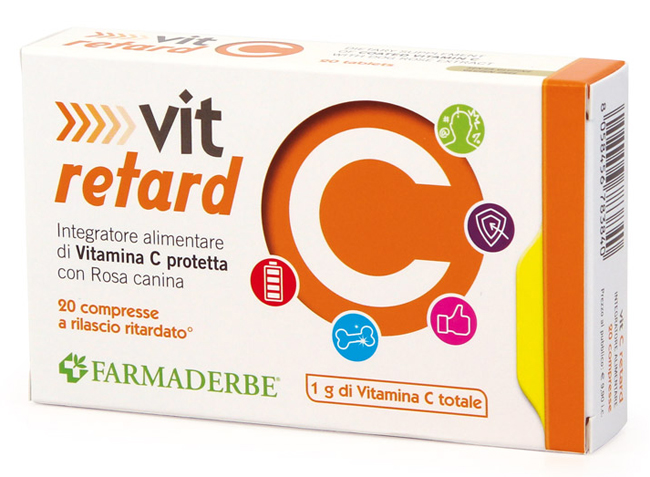 VIT C RETARD 20 COMPRESSE A RILASCIO RITARDATO - farmacia187.it