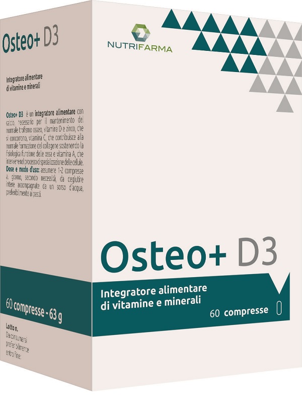 OSTEO+ D3 60 COMPRESSE - farmacia187.it