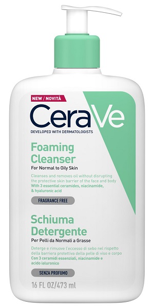 CERAVE SCHIUMA DETERGENTE VISO 473 ML - farmacia187.it