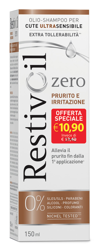 RESTIVOIL ZERO PRURITO E IRRITAZIONE OFFERTA SPECIALE 150 ML - farmacia187.it