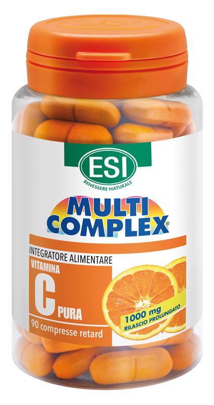 ESI MULTICOMPLEX VITAMINA C PURA 1000 MG RETARD 90 COMPRESSE - farmacia187.it