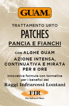 GUAM PATCHES TRATTAMENTO URTO PANCIA E FIANCHI 8 PEZZI - farmacia187.it