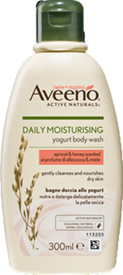 AVEENO BAGNO DOCCIA YOGURT ALBICOCCA & MIELE 300 ML PROMO - farmacia187.it