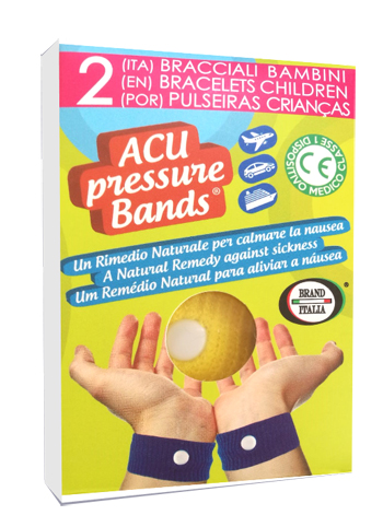BRACCIALE ACU PRESSURE BAND BAMBINI 2 PEZZI - farmacia187.it