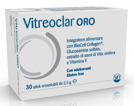 VITREOCLAR ORO 30 BUSTINE OROSOLUBILI DA 2,5 G - farmacia187.it
