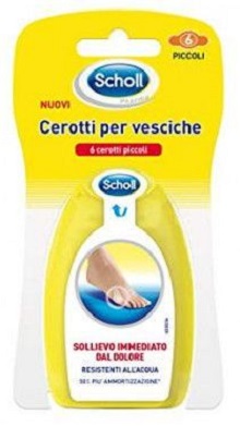 SCHOLL CEROTTI PER VESCICHE PICCOLI 6 PEZZI - farmacia187.it