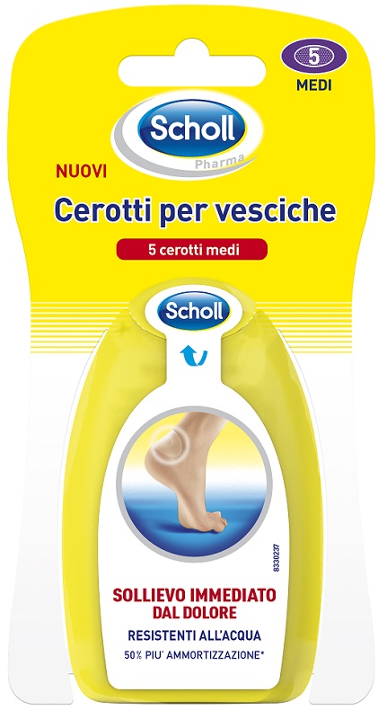 SCHOLL CEROTTI PER VESCICHE MEDIO DITA DEI PIEDI 6 PEZZI - farmacia187.it
