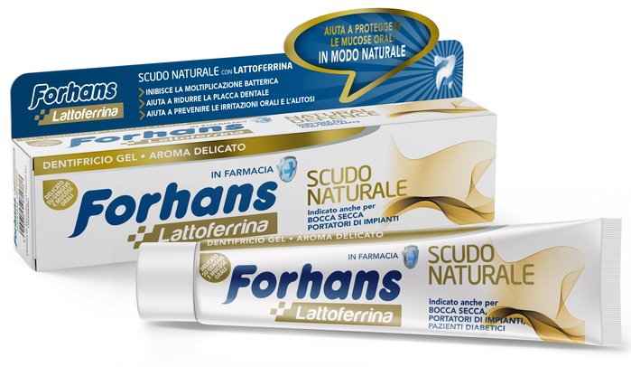 FORHANS DENTIFRICIO SCUDO NATURALE 75 ML - farmacia187.it