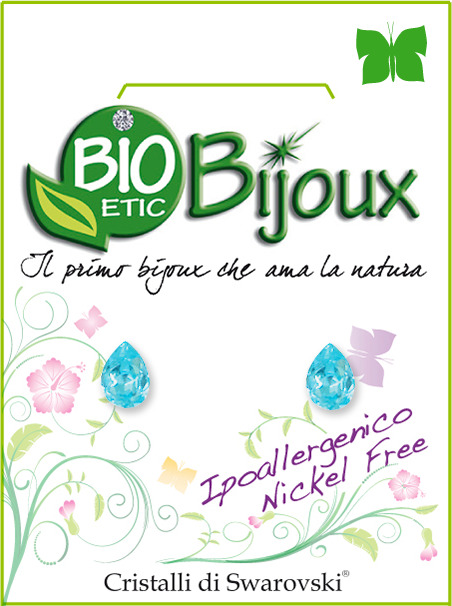 ORECCHINO GOCCIA 6MM LIGHT TURCHESE - farmacia187.it