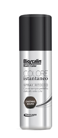 BIOSCALIN NUTRICOLOR SPRAY COLORE ISTANTANEO CASTANO SCURO 75 ML - farmacia187.it