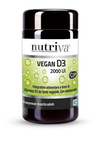 NUTRIVA VEGAN D3 60 COMPRESSE 2000 UI - farmacia187.it