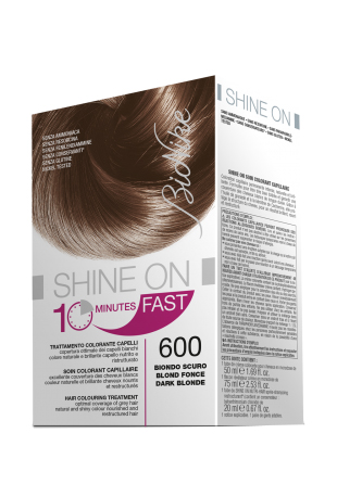 BIONIKE SHINE ON FAST TRATTAMENTO COLORANTE CAPELLI BIONDO SCURO 600 FLACONE 60 ML + TUBO 60 ML - farmacia187.it
