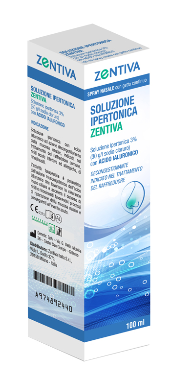 SOLUZIONE IPERTONICA ZENTIVA SPRAY NASALE 100 ML - farmacia187.it