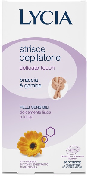 LYCIA 20 STRISCE BRACCIA/GAMBE PELLI DELICATE 12 PEZZI - farmacia187.it
