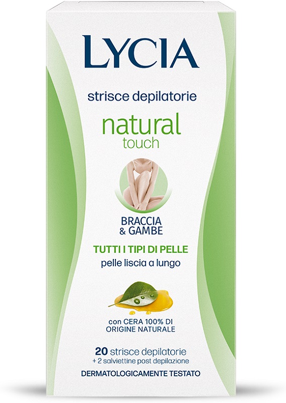 LYCIA 20 STRISCE B/G NATURALE 12 PEZZI - farmacia187.it