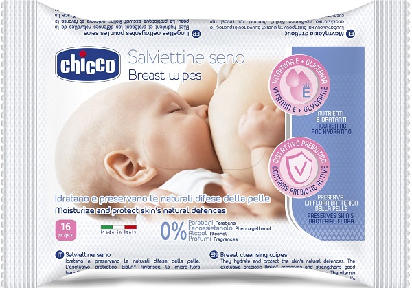 CHICCO SALVIETTE DETERGENTI PER IL SENO 16 PEZZI - farmacia187.it