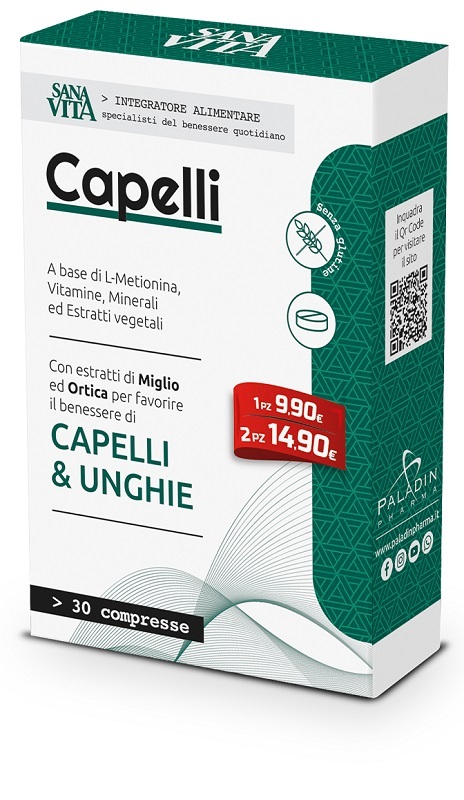 SANAVITA CAPELLI 30 COMPRESSE - farmacia187.it