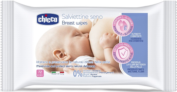 CHICCO SALVIETTE DETERGENTI PER IL SENO 72 PEZZI - farmacia187.it