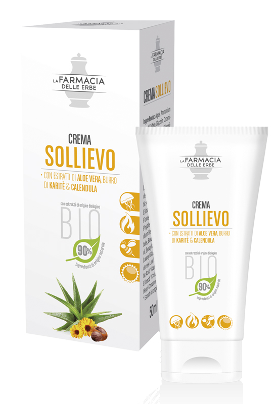 FARMACIA DELLE ERBE CREMA SOLLIEVO ALOE BIO 50 ML - farmacia187.it
