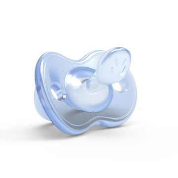 NUVITA ORTOHOSOFT SUCCHIETTO CON TETTARELLA ORTODONTICA BLU - farmacia187.it