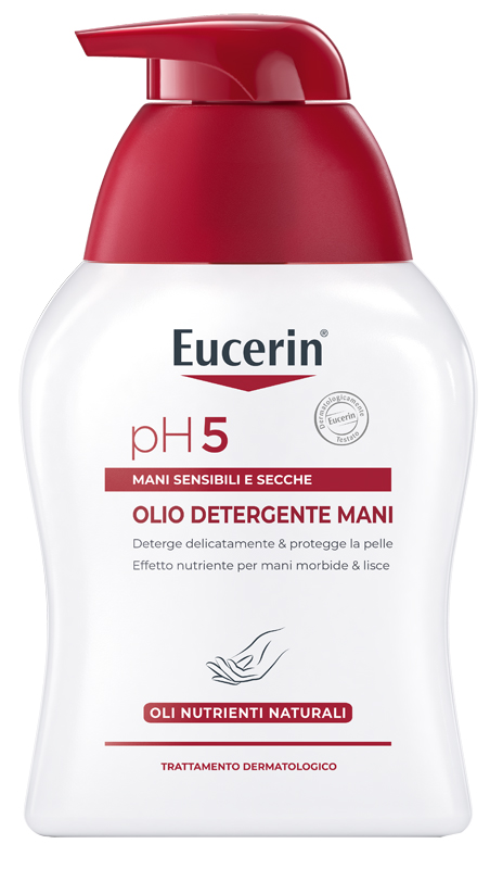 EUCERIN PH5 OLIO DETERGENTE MANI SECCHE E SCREPOLATE 250 ML - farmacia187.it