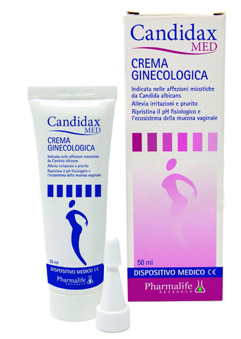 CANDIDAX MED CREMA GINECOLOGICA 50 ML - farmacia187.it